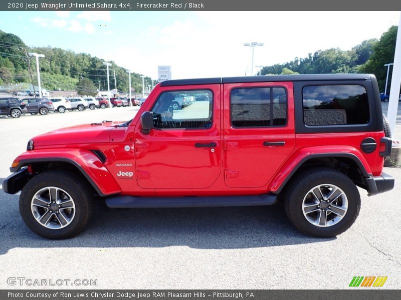 Firecracker Red / Black 2020 Jeep Wrangler Unlimited Sahara 4x4