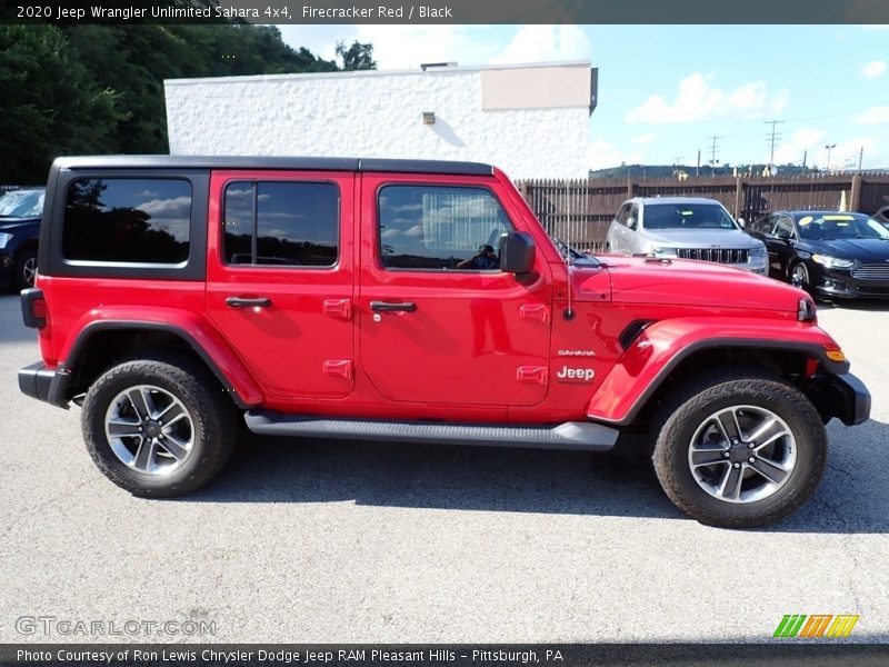 Firecracker Red / Black 2020 Jeep Wrangler Unlimited Sahara 4x4