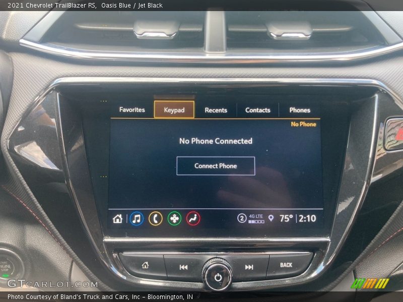 Oasis Blue / Jet Black 2021 Chevrolet TrailBlazer RS