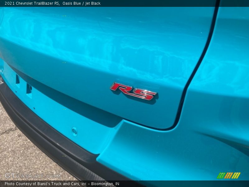 Oasis Blue / Jet Black 2021 Chevrolet TrailBlazer RS