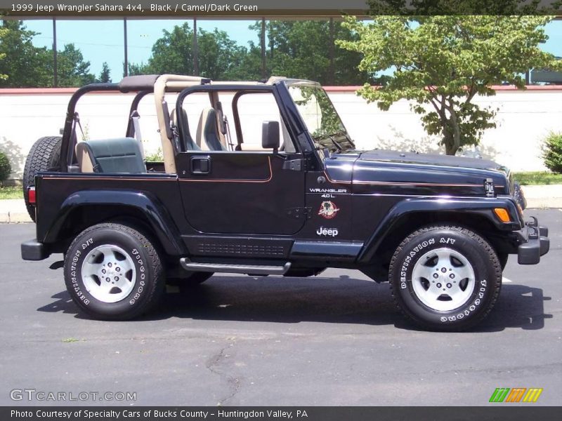 Black / Camel/Dark Green 1999 Jeep Wrangler Sahara 4x4
