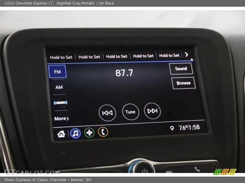 Nightfall Gray Metallic / Jet Black 2020 Chevrolet Equinox LT