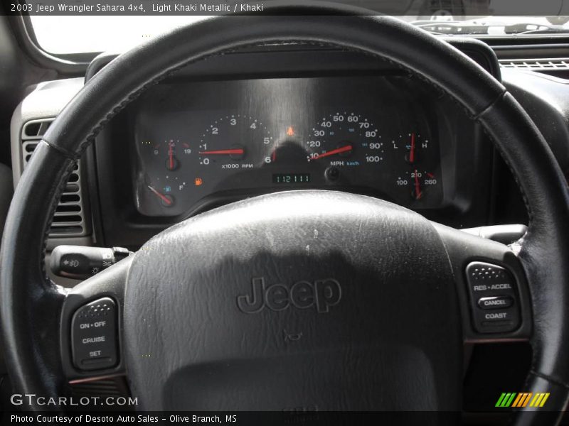 Light Khaki Metallic / Khaki 2003 Jeep Wrangler Sahara 4x4