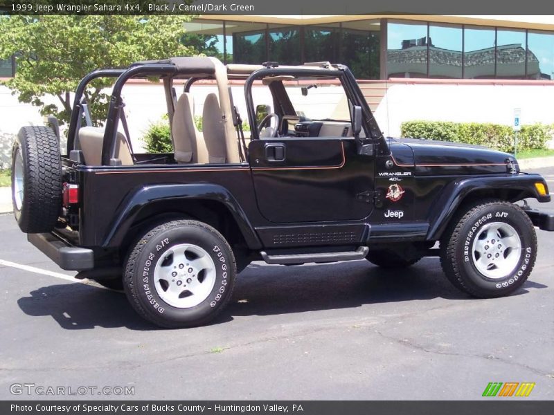Black / Camel/Dark Green 1999 Jeep Wrangler Sahara 4x4