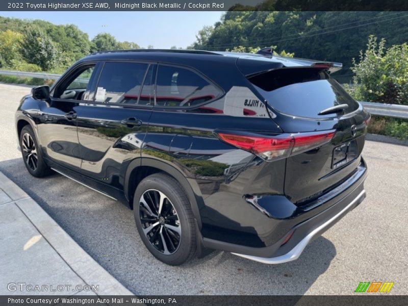  2022 Highlander XSE AWD Midnight Black Metallic