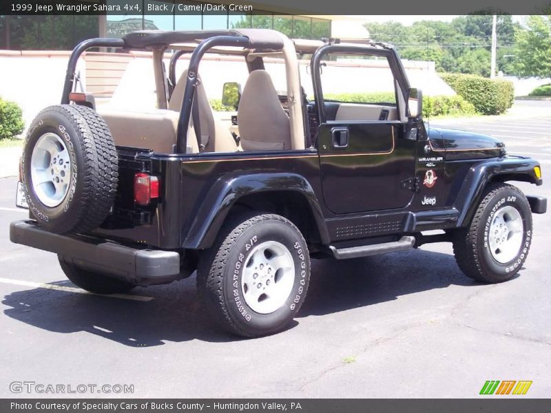 Black / Camel/Dark Green 1999 Jeep Wrangler Sahara 4x4