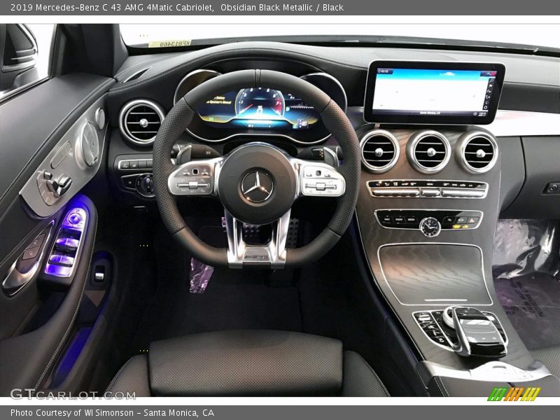 Obsidian Black Metallic / Black 2019 Mercedes-Benz C 43 AMG 4Matic Cabriolet