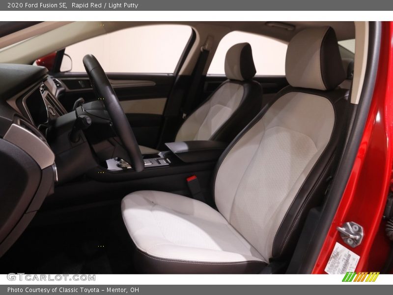 Rapid Red / Light Putty 2020 Ford Fusion SE