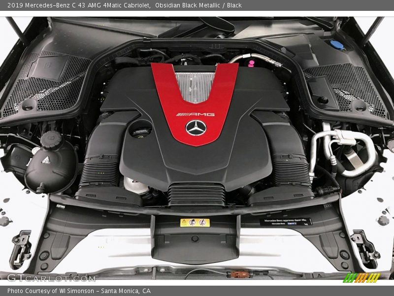  2019 C 43 AMG 4Matic Cabriolet Engine - 3.0 Liter AMG biturbo DOHC 24-Valve VVT V6