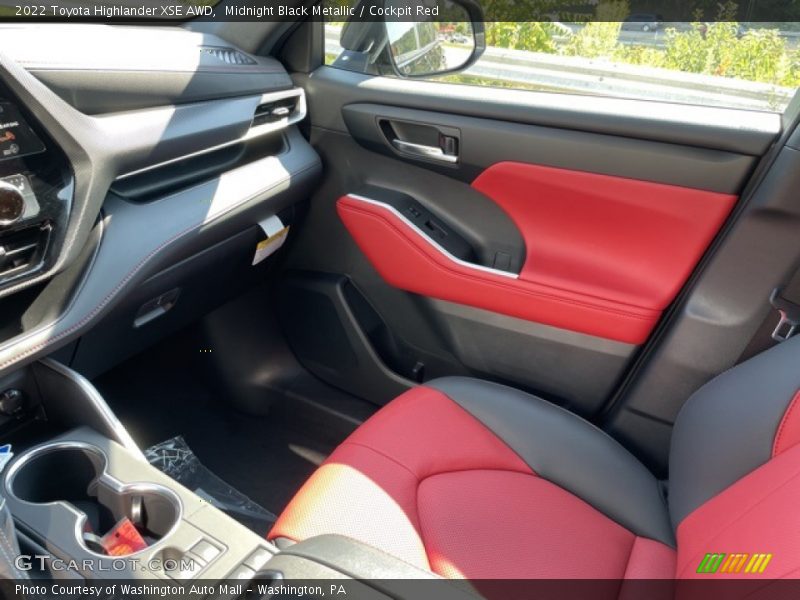 Front Seat of 2022 Highlander XSE AWD