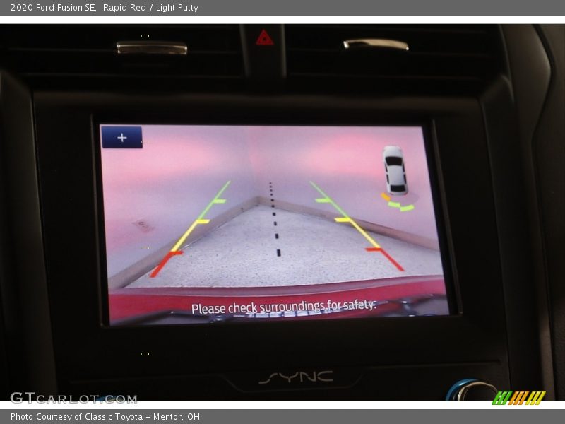 Rapid Red / Light Putty 2020 Ford Fusion SE