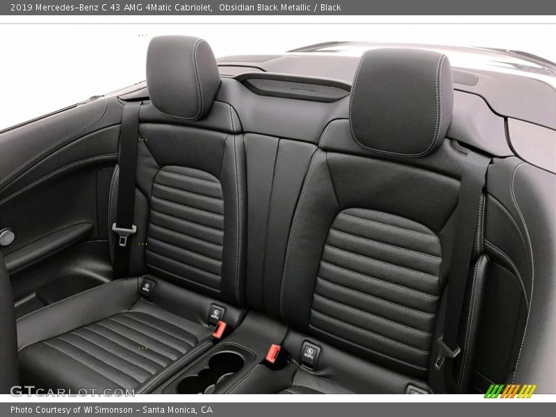 Rear Seat of 2019 C 43 AMG 4Matic Cabriolet