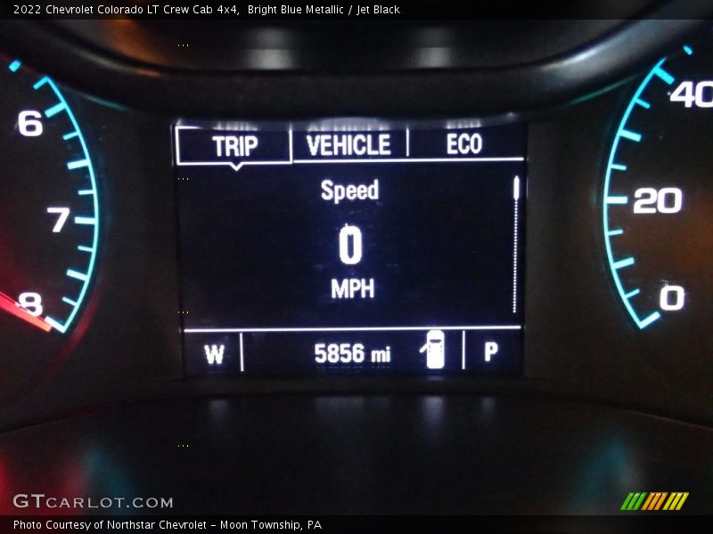 Bright Blue Metallic / Jet Black 2022 Chevrolet Colorado LT Crew Cab 4x4