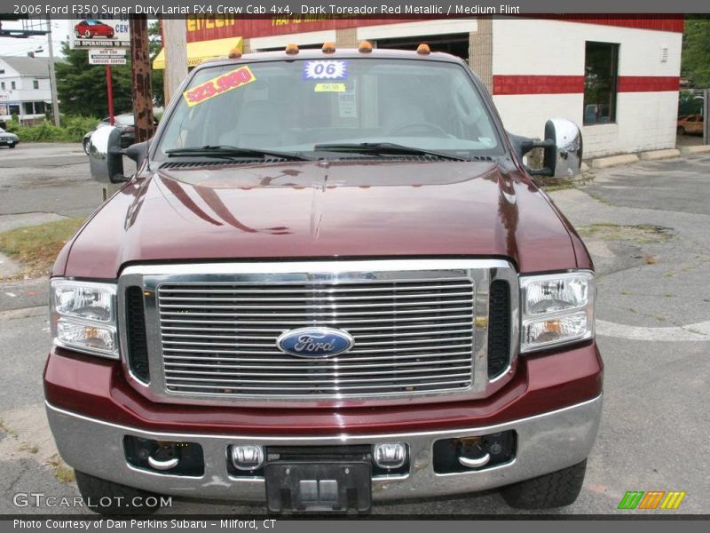 Dark Toreador Red Metallic / Medium Flint 2006 Ford F350 Super Duty Lariat FX4 Crew Cab 4x4