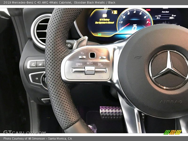  2019 C 43 AMG 4Matic Cabriolet Steering Wheel