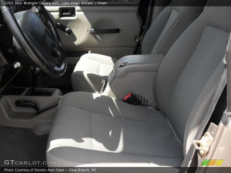 Light Khaki Metallic / Khaki 2003 Jeep Wrangler Sahara 4x4