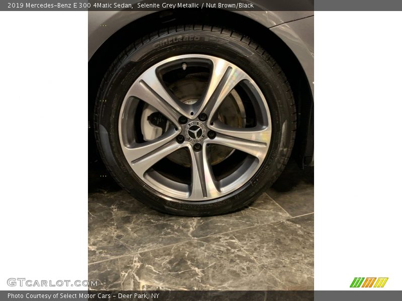Selenite Grey Metallic / Nut Brown/Black 2019 Mercedes-Benz E 300 4Matic Sedan