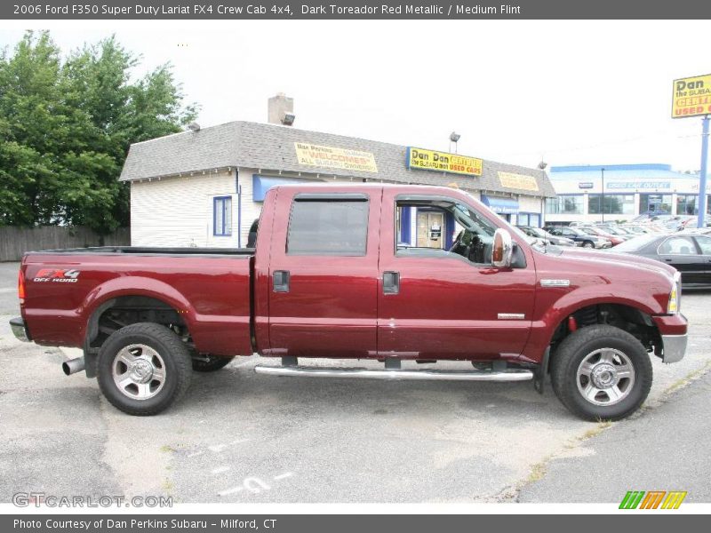 Dark Toreador Red Metallic / Medium Flint 2006 Ford F350 Super Duty Lariat FX4 Crew Cab 4x4