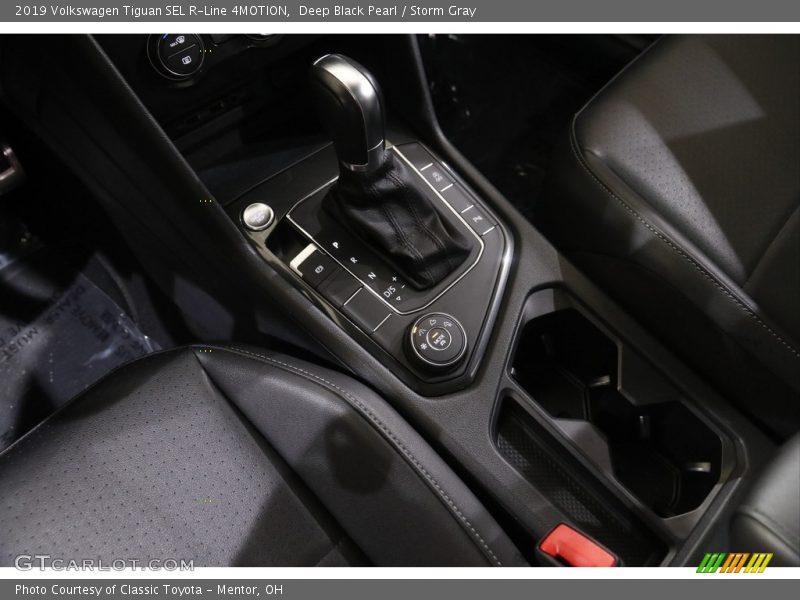 Deep Black Pearl / Storm Gray 2019 Volkswagen Tiguan SEL R-Line 4MOTION