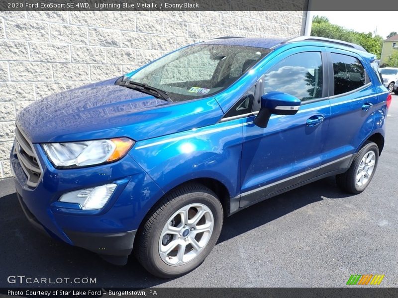 Lightning Blue Metallic / Ebony Black 2020 Ford EcoSport SE 4WD