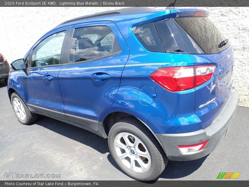 Lightning Blue Metallic / Ebony Black 2020 Ford EcoSport SE 4WD