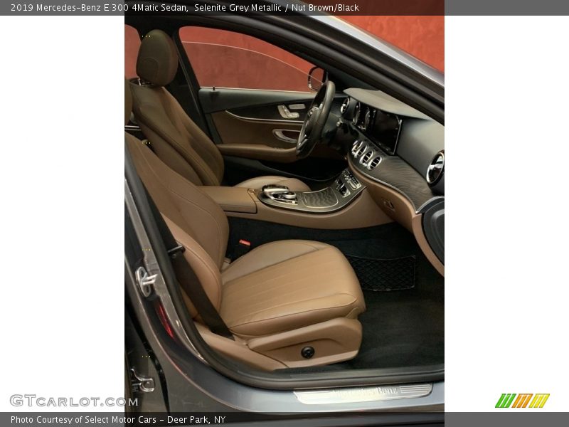 Selenite Grey Metallic / Nut Brown/Black 2019 Mercedes-Benz E 300 4Matic Sedan