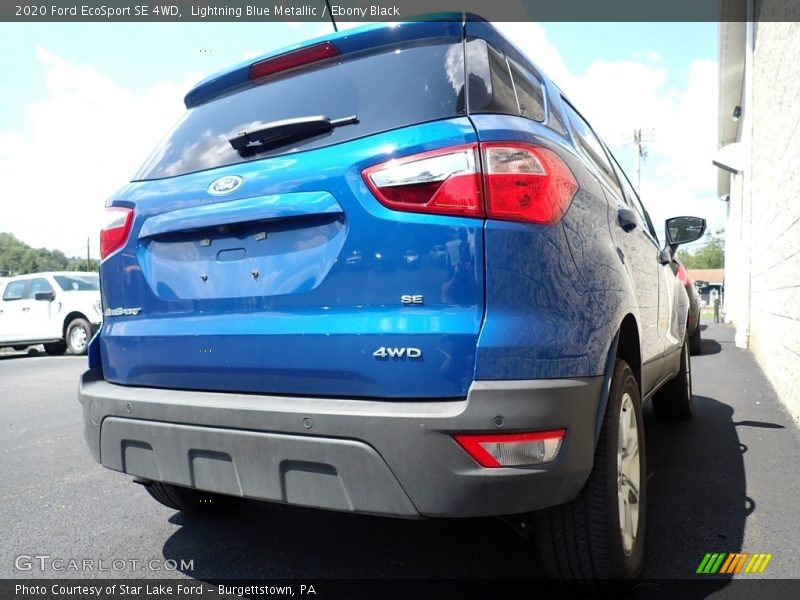 Lightning Blue Metallic / Ebony Black 2020 Ford EcoSport SE 4WD