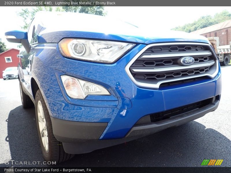 Lightning Blue Metallic / Ebony Black 2020 Ford EcoSport SE 4WD