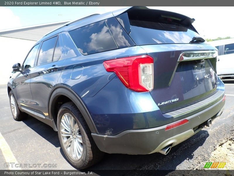 Blue Metallic / Ebony 2020 Ford Explorer Limited 4WD