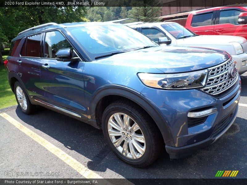Blue Metallic / Ebony 2020 Ford Explorer Limited 4WD
