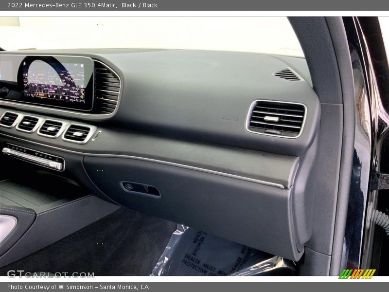 Dashboard of 2022 GLE 350 4Matic