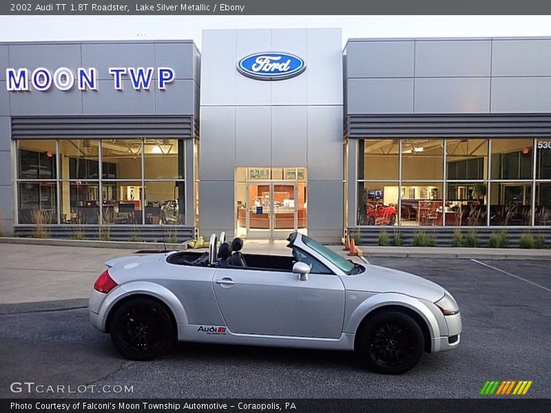 Lake Silver Metallic / Ebony 2002 Audi TT 1.8T Roadster