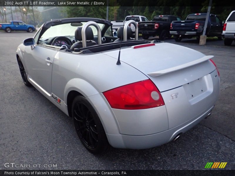 Lake Silver Metallic / Ebony 2002 Audi TT 1.8T Roadster