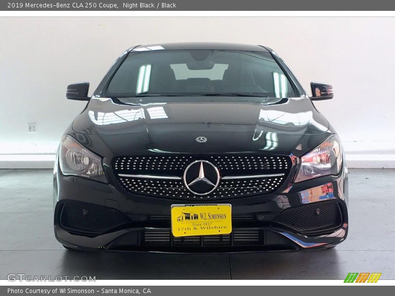 Night Black / Black 2019 Mercedes-Benz CLA 250 Coupe