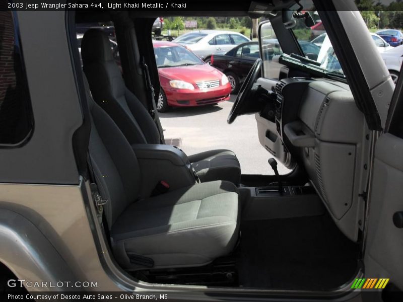 Light Khaki Metallic / Khaki 2003 Jeep Wrangler Sahara 4x4