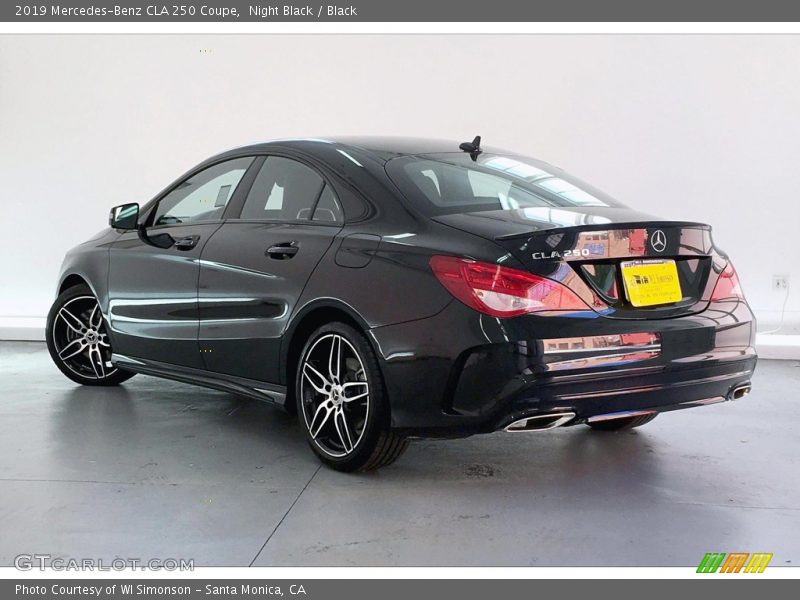 Night Black / Black 2019 Mercedes-Benz CLA 250 Coupe