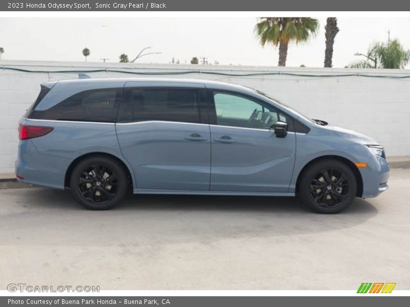 Sonic Gray Pearl / Black 2023 Honda Odyssey Sport