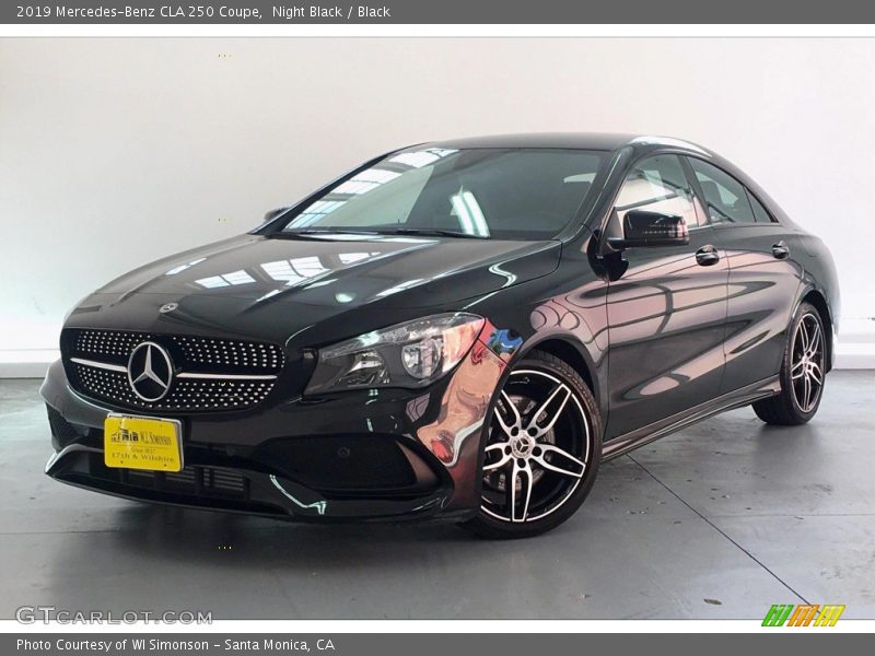 Night Black / Black 2019 Mercedes-Benz CLA 250 Coupe