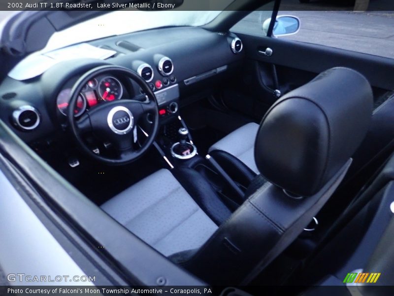 Lake Silver Metallic / Ebony 2002 Audi TT 1.8T Roadster