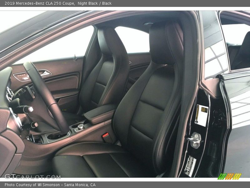 Night Black / Black 2019 Mercedes-Benz CLA 250 Coupe