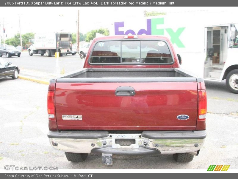 Dark Toreador Red Metallic / Medium Flint 2006 Ford F350 Super Duty Lariat FX4 Crew Cab 4x4