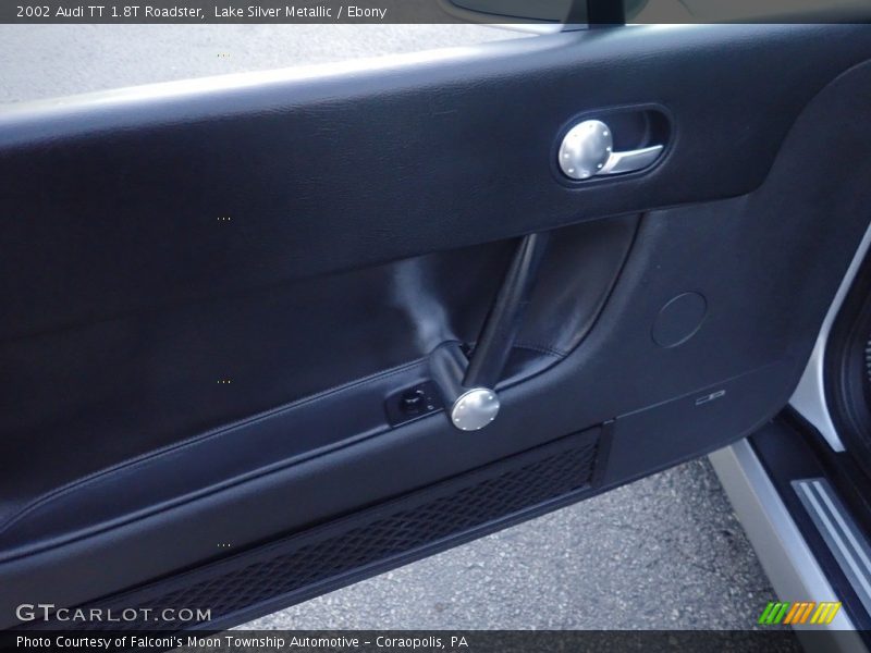 Lake Silver Metallic / Ebony 2002 Audi TT 1.8T Roadster