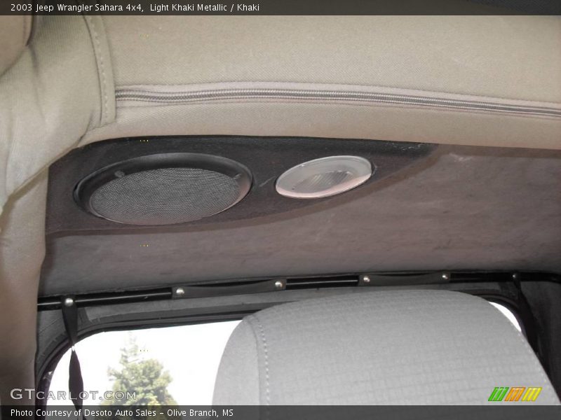 Light Khaki Metallic / Khaki 2003 Jeep Wrangler Sahara 4x4