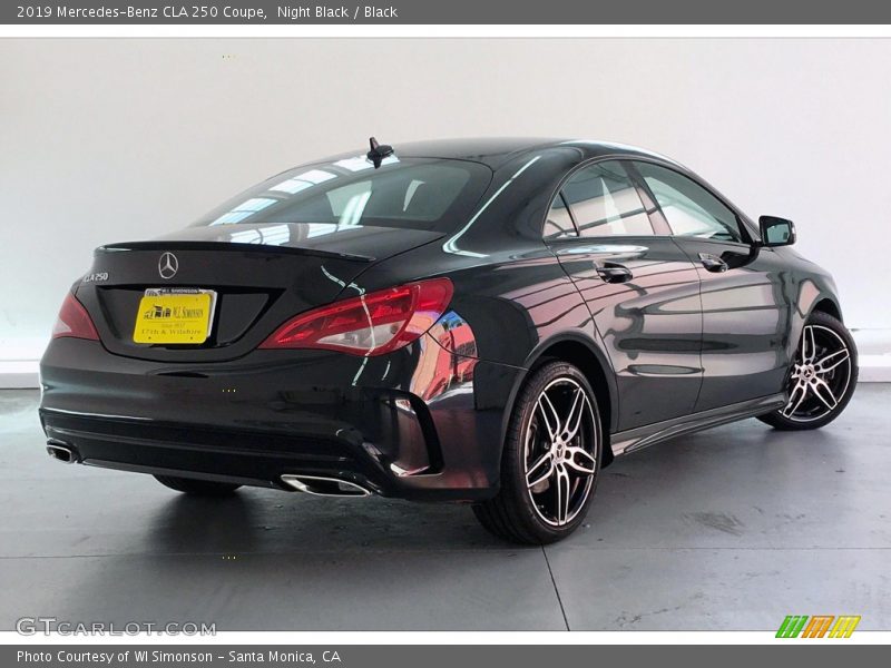 Night Black / Black 2019 Mercedes-Benz CLA 250 Coupe