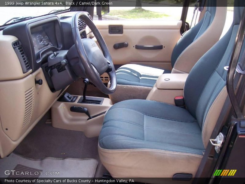 Black / Camel/Dark Green 1999 Jeep Wrangler Sahara 4x4
