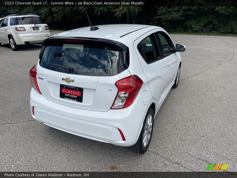 Summit White / Jet Black/Dark Anderson Silver Metallic 2020 Chevrolet Spark LT