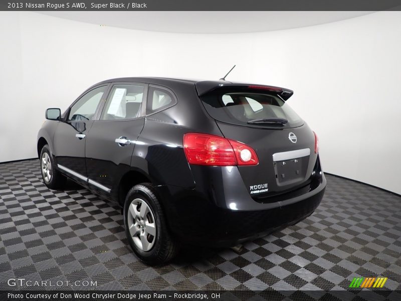 Super Black / Black 2013 Nissan Rogue S AWD