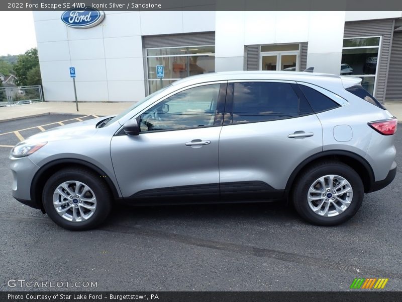 Iconic Silver / Sandstone 2022 Ford Escape SE 4WD
