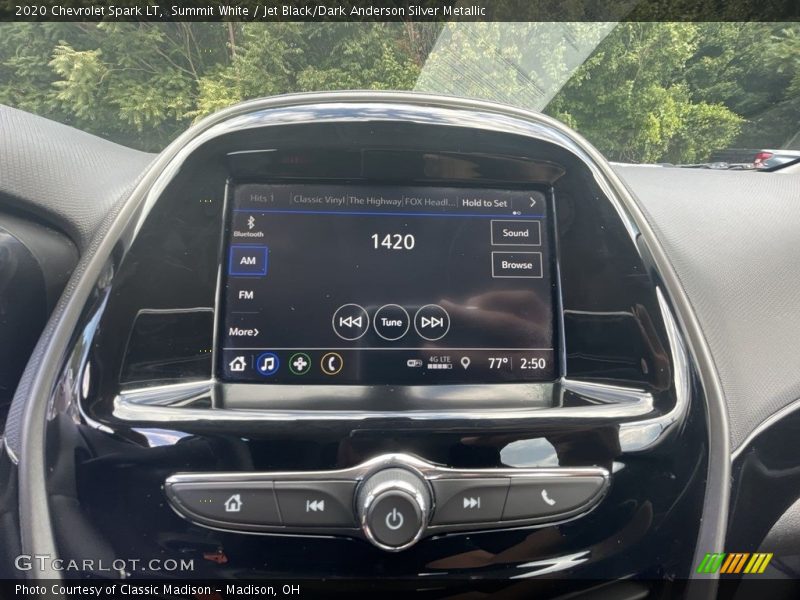 Summit White / Jet Black/Dark Anderson Silver Metallic 2020 Chevrolet Spark LT