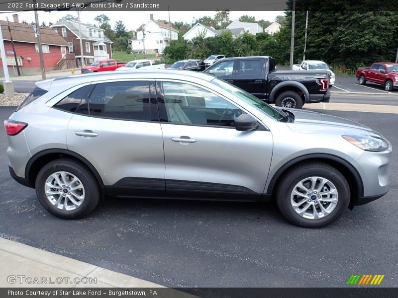 Iconic Silver / Sandstone 2022 Ford Escape SE 4WD
